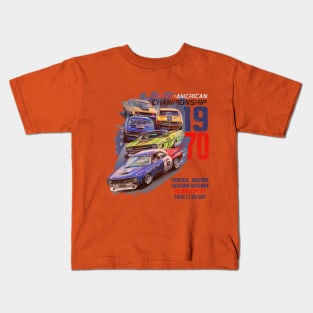 Race Poster distressed Kids T-Shirt